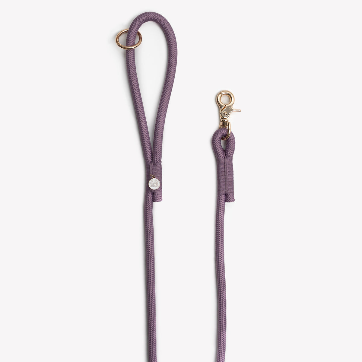 Lilac Braided Rope Leash