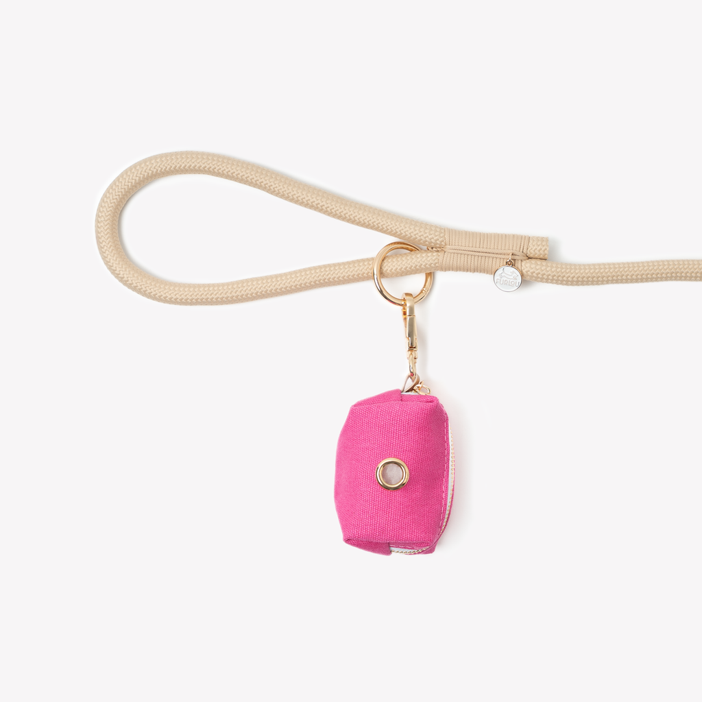 Magenta Poop Bag Holder