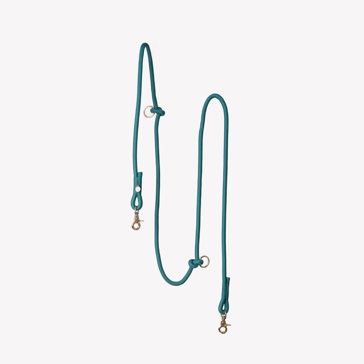 Blue Hands Free Braided Leash