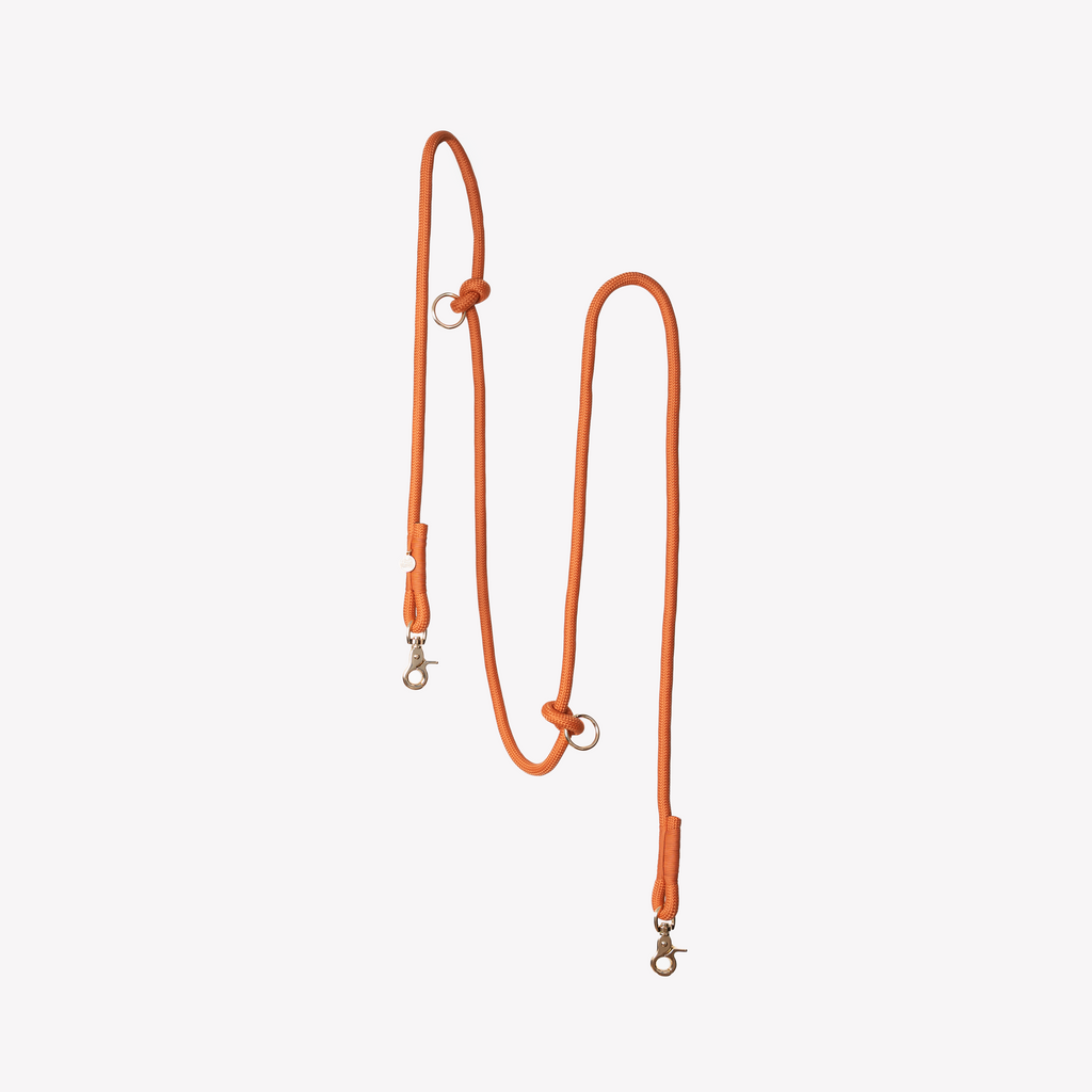 Terracotta Hands Free Braided Leash