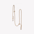 Tan Hands Free Braided Leash