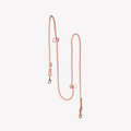 Powder Rose Hands Free Braided Leash