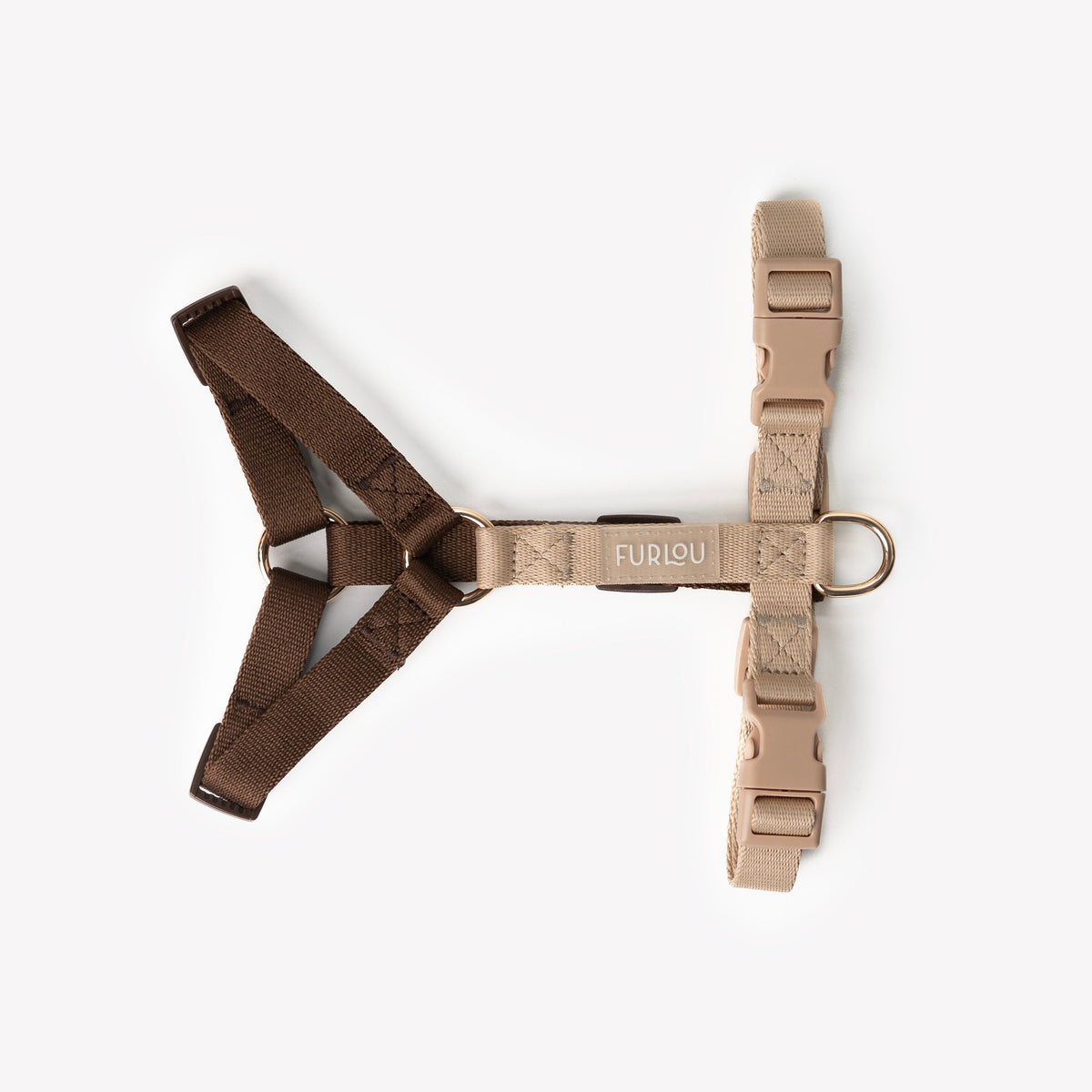 Brown and Tan Dog Harness
