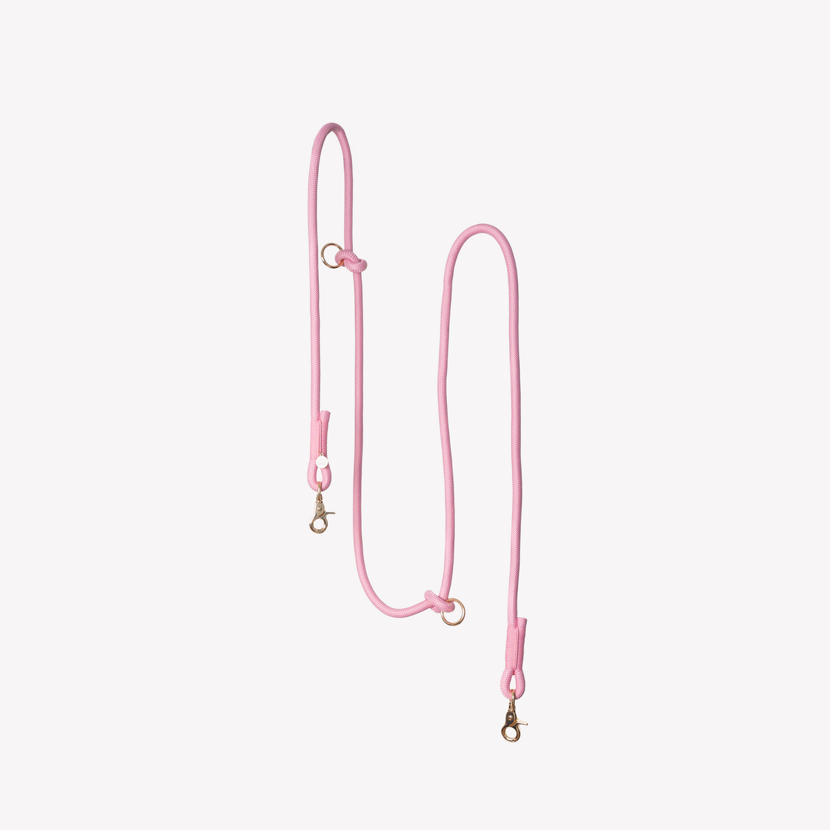 Pink Hands Free Braided Leash