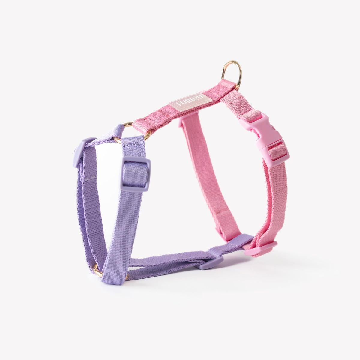 Lavender & Pink Adjustable Dog Harness