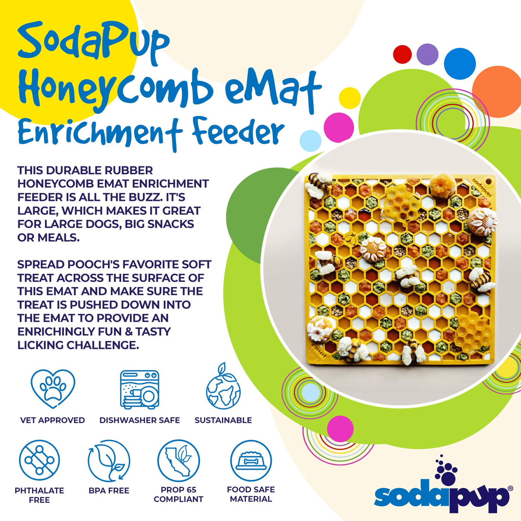 Honeycomb Enrichment Lick Mat
