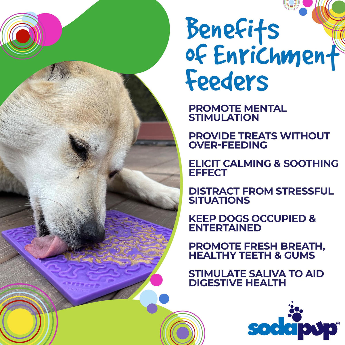 Bones Enrichment Lick Mat