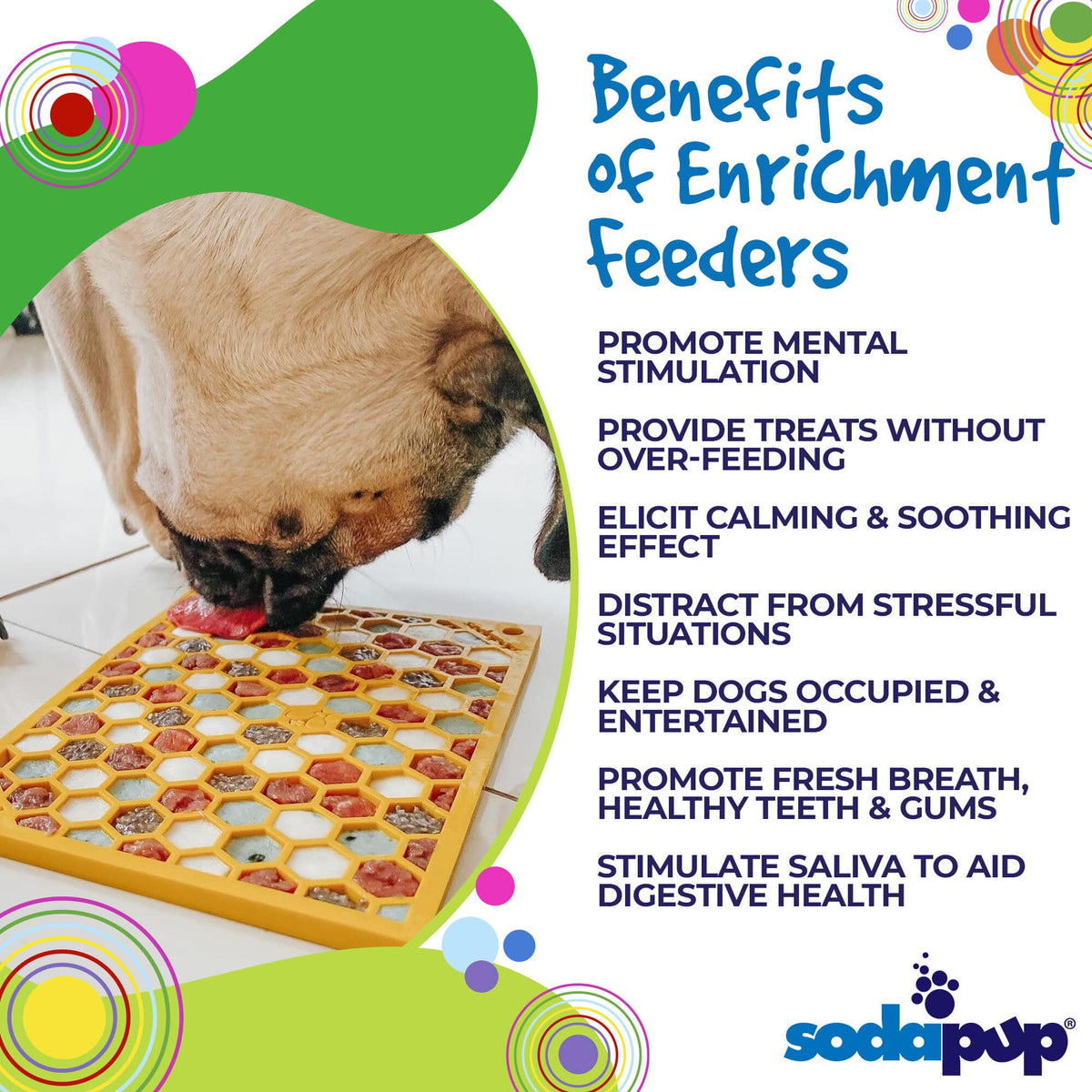 Honeycomb Enrichment Lick Mat