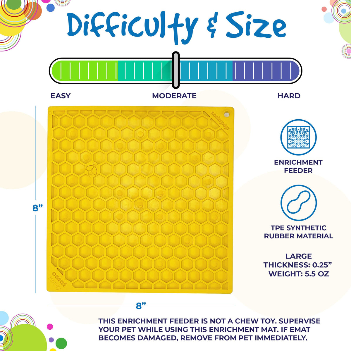 Honeycomb Enrichment Lick Mat