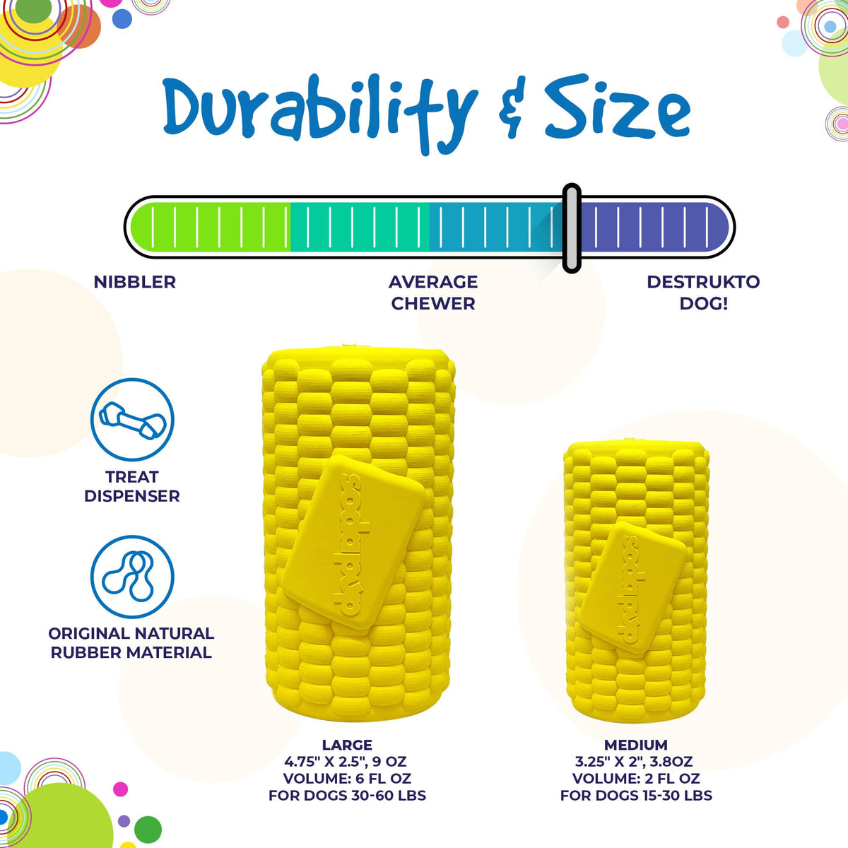 Corn on the Cob Treat Dispenser