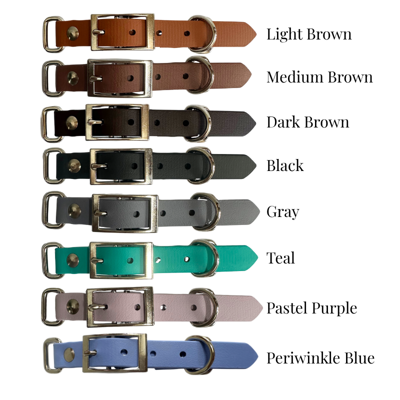 Tan Cobra Braid Dog Collar