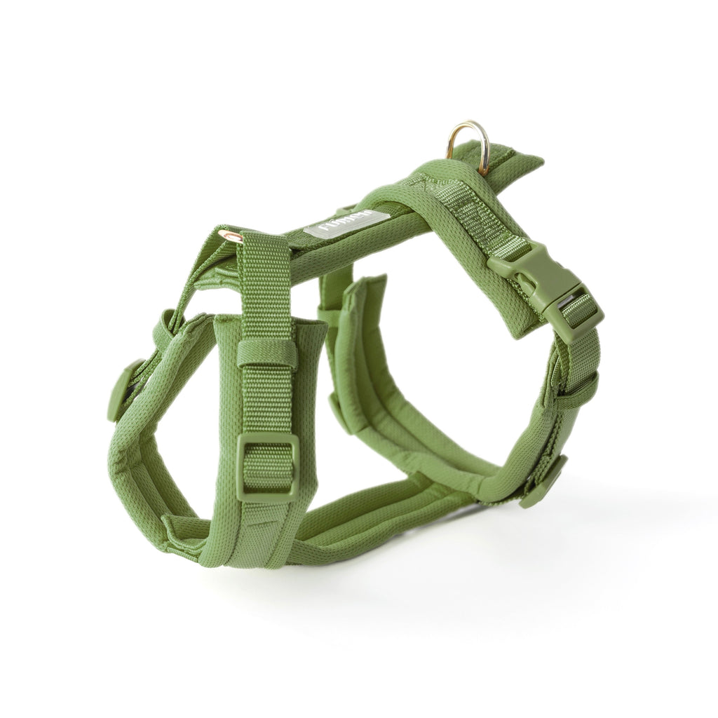 Green Comfort Dog Harness