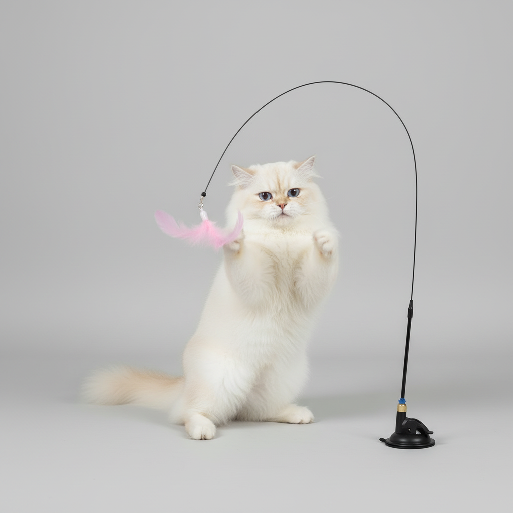 Feather Wand Cat Teaser