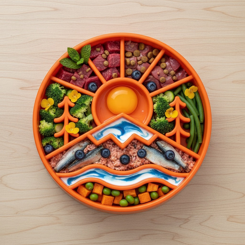 Great Outdoors Slow Feeder Enrichment Bowl