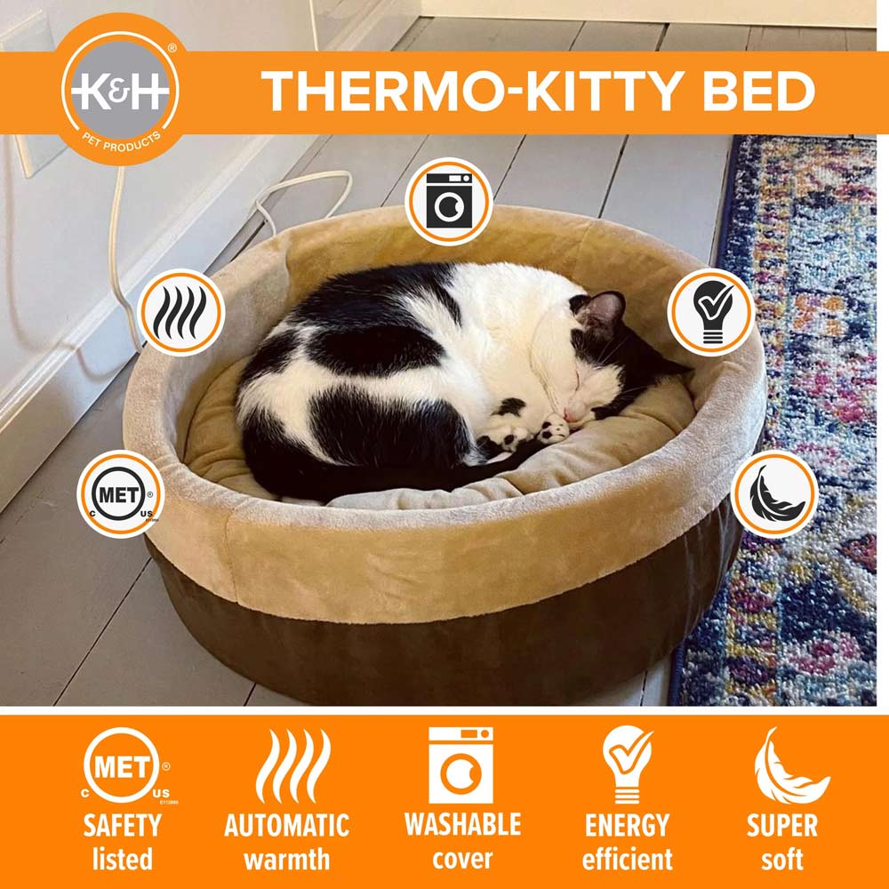 Thermo-Kitty Heated Cat Bed