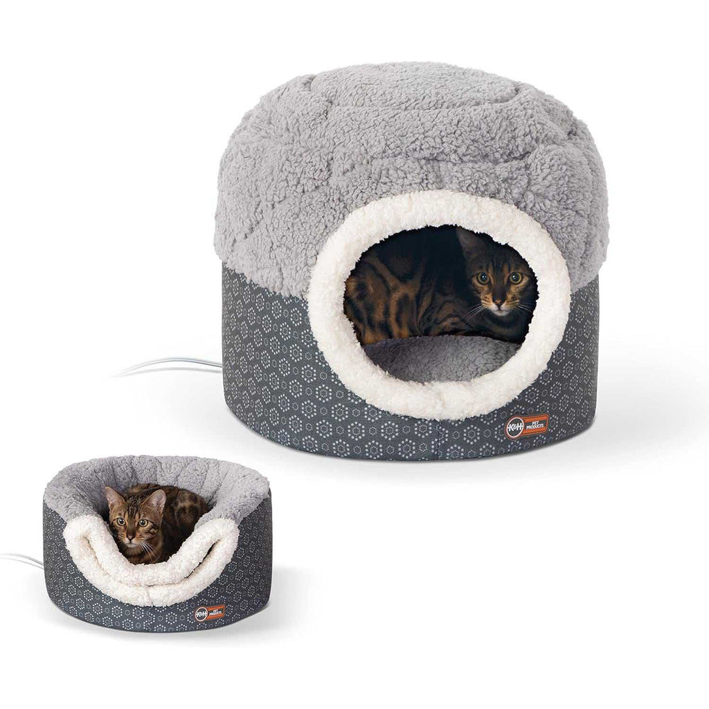 Heated Cat Cave Bed
