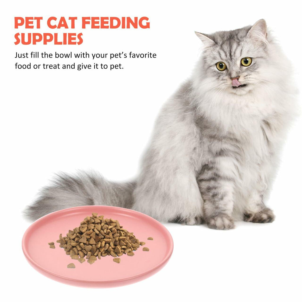 Whisker-Friendly Ceramic Cat Bowl